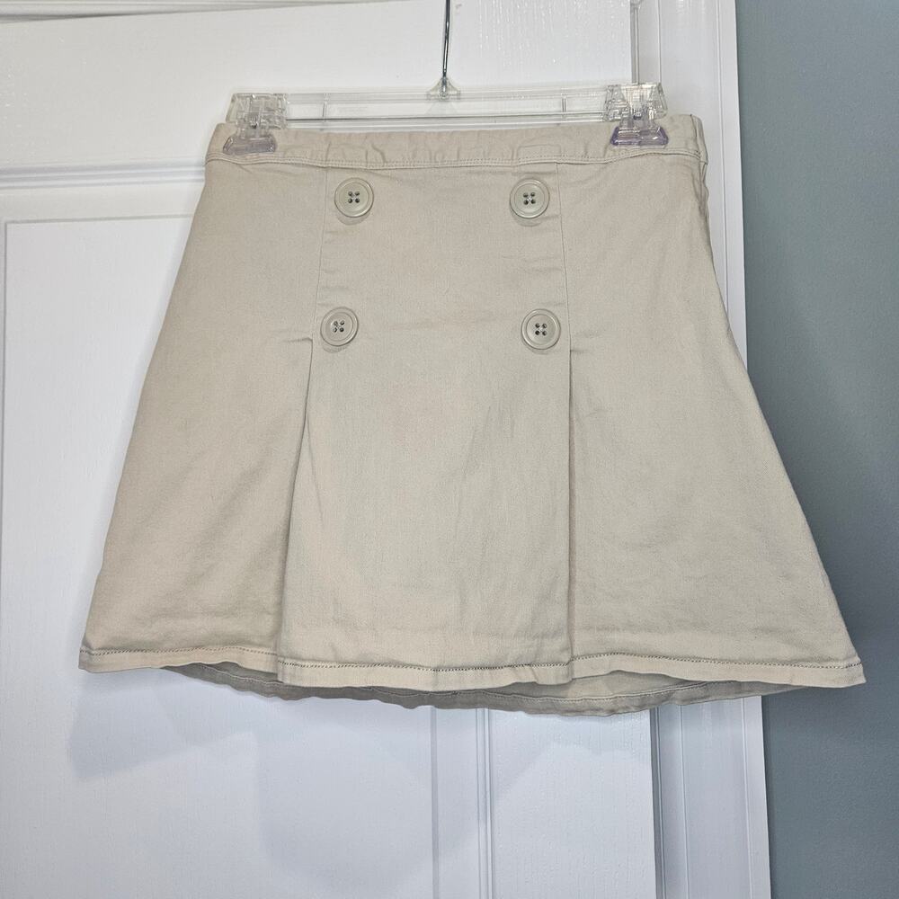 The Children's Place Girl's Size 12 Khaki School Uniform‎ Skort